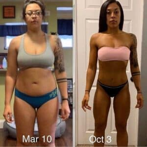 lifestyle client turned bikini client Jaclin Gigliotti